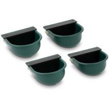 Abbeveratoio per cavalli - 4 pezzi - 2,8 litri - Plastica Abbeveratoio per