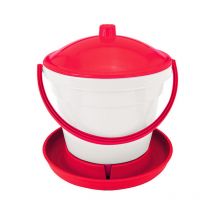 Abbeveratoio serbatoio rapid clean per polli - lt.18, cm.36x36x78h