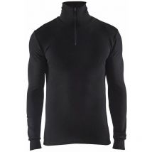 Top intimo con collo a zip Blaklader Nero caldo 489117059900