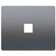 BJC - Abdeckbuchse telf oder RJ45 steel neptune iris 18882-AN