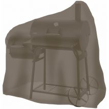Tepro - Grillabdeckung Abdeckhaube für Smoker Schutzhülle Abdeckplane mittel taupe