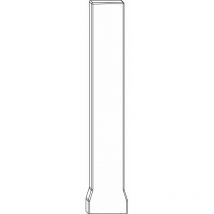 Nx Abdeckkappe Ecklager p Lasche pvc R01.1 natursilber - Roto