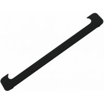 Effegibrevetti - Abdeckkappen Set (Abdeckung) passend zu Klappenbeschlag Unico-Verdeckt, schwarz