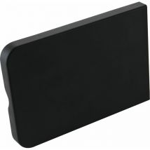 Effegibrevetti - Abdeckkappen Set (Abdeckung) passend zu Klappenbeschlag Unico-Aufbau, schwarz