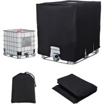 Freosen - Abdeckplane für 1000 l IBC-Tank, Wassertankabdeckung, Anti-UV-Anti-Staub-Abdeckung, Behälter-IBC-Tank-Schutzabdeckung, 120 x 100 x 116 cm,