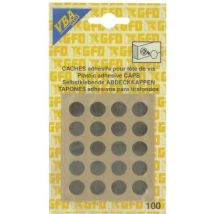 Gfd Schraubenkappen Holz Dunkel Eiche Box 100 Stück