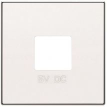 Niessen - Weiße doppelte USB-Ladeabdeckung Sky 8585 bl