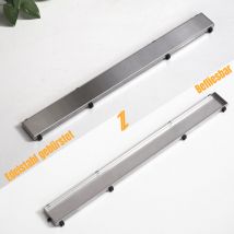 Abdeckung für Duschrinne Edelstahlrost Zubehör Ersatzteil Design beliesbar Länge 583 mm