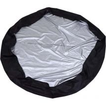 ANDYOU – Runde Poolabdeckung – Schutzabdeckung für Whirlpool und Schwimmbad – 190 x 90 cm – Silberbeschichtung – Wetterfest