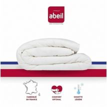 Couette légere nuage de douceur 220x240 cm blanc - Abeil