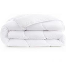 Couette de lit premium tempérée 350g blanc Aerelle soft flex Abeil Dimension - 220x240