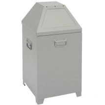 Sortsystem abf, weißalu-struktur, Mod. 2, 80 Liter - Stumpf