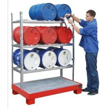 Abfüllstation für 9x 60 Liter Fässer