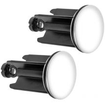 Abflussstopfen für Waschbecken, 2 Stück, Premium-Universal-Abflussstopfen, Anti-Kalk, für Waschbecken, Bidet, Badezimmer (40 mm)