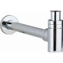 Abgesenkter Siphon für Waschbecken und Bidet in Chromfarbe Vicario 890/TC.01 Chrom