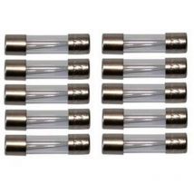 HV1244 - Lot von 10 Sicherungen 5X20 2A Flink - Weiß - ABI