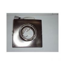 ABIAL10435 : Spot carre basculant antares alu brosse pour dichro gu5,3 50