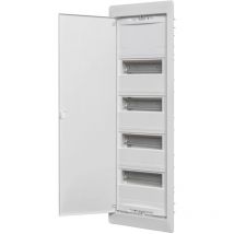 Abnet - abn amigo Kleinverteiler, 4-reihig, up mit Volltür, BxHxT: 330x710x90mm A48UP