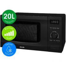 Abode Black Microwave 700W 20L Digital AMD2002B