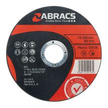 Abracs - Connect Extra Thin Flat Cutting Discs 115mm x 1.0mm 5pc 32067