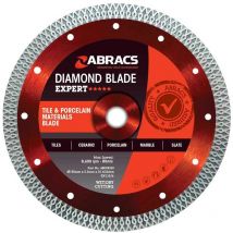 Abracs - expert 115mm x 1.2mm x 22mm tcb Tile & Porcelain Cutting Diamond Blade