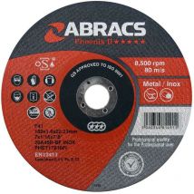 Abracs PHOENIX II 178mm x 1.6mm x 22mm Extra Thin Cutting Disc FLAT INOX