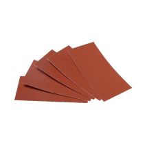 Abrasifs auto-agrippants pour cales à poncer grains oxyde d'aluminium KP222 72x123mm Grain 60 en boîte de 50 VSM