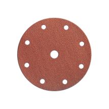 Abrasifs en disques 9 trous papier corindon KP131 diamètre 150 mm grain 150 en boîte de 100 - VSM