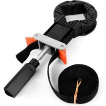 Volavo - Abrazaderas de esquina ajustables, 4 patas, abrazaderas de esquina ajustables multiusos con prensa de sujeción para marcos de madera y