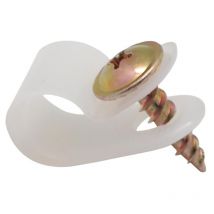 Abrazadera de Plástico con Tornillo Sujeción 25 ud.
