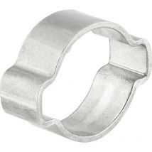 Eny Suministros - Collar de apriete de apriete de la oreja Normaclamp 2 orejas 15-18 W1 acero galvanizado (por 100)