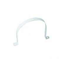 Tubpla - Abrazadera Extraccion Aire Canal Redonda Aguas Fluviales Ignifugo y autoextinguible Blanco