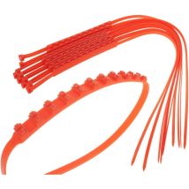 Geko - Abrazaderas autoajustables antideslizantes para ruedas paquete de 10 piezas, ideal para vehículos, fácil instalación y alta resistencia