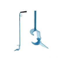 Piantacanne in ferro Abrek Maxi Azzurro per inserire canne e pali nel terreno