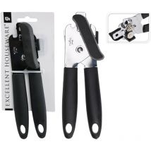 Apriscatole In Acciaio 17x6x4cm Nero