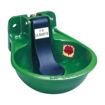 La Buvette - Abreuvoir fonte Polycoat F11 à palette horizontale - f 3/4