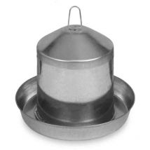 Abreuvoir Poule En Acier Galvanisé Double Paroi 8l Gaun