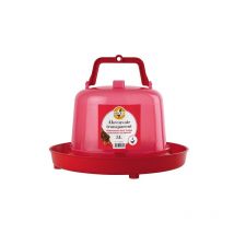 Abreuvoir rouge 5L transparent