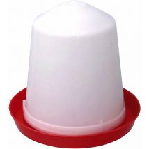 Abreuvoir à poule poussin 1,5L à siphon volailles 2-3 poulets petite et moyenne taille