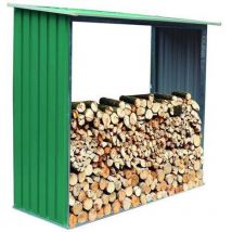 Gardiun - Range Bûches Holman - 1,37 m² Extérieur 75x182x160 cm Vert