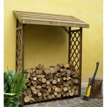 Alce - Bûcher avec Grille 133X67X175H cm Fsc
