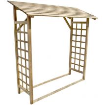 Cémonjardin - Abri bûches en bois Berlin - 1 stère