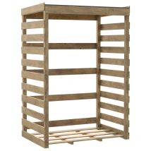 Cerland - Abri bûches en bois Columbus l