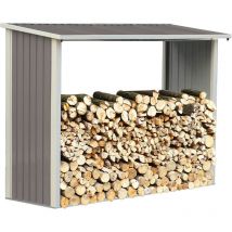 Habitat Et Jardin - Abri bûches métal 'Victor' - 2.15 m²
