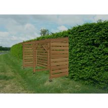 Jardinatoire - Abri Bus 4m - Couvert - Cl3 Marron