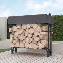 Abri de bûches de jardin avec bâche protectrice Sestriere