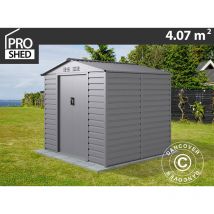 Dancover - Abri de jardin 2,13x1,91x1,90m ProShed , Aluminium Gris