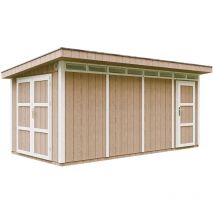 Abri de jardin à base de bois en panneaux lp SmartSide 8.52 + 2.95 m² - Cabane de Jardin Exterieur Cabane de Jardin Exterieur - Garage Moto Exterieur