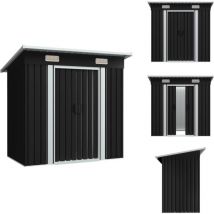 Abri de jardin Anthracite Acier - Abri De Jardin - Abri Métallique - Rangement Extérieur - Cabane De Jardin - Outillage De Jardin