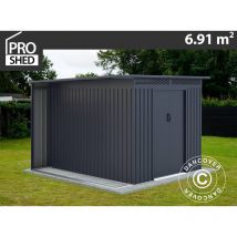 Dancover - Abri de jardin avec une avancée, 2,57x2,69x1,87m ProShed ,